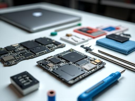 Werkzeug zur Reparatur eines Macs